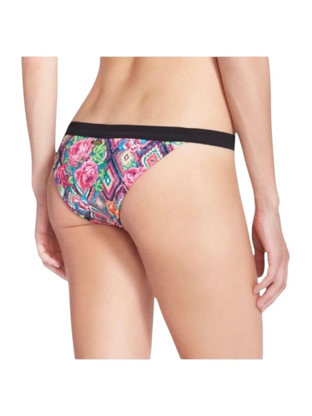 new Beach Bunny ❉ Mixed Pink Print Strawberry Fields ❉ Bikini Bottoms ❉ L XL - Picture 3 of 16